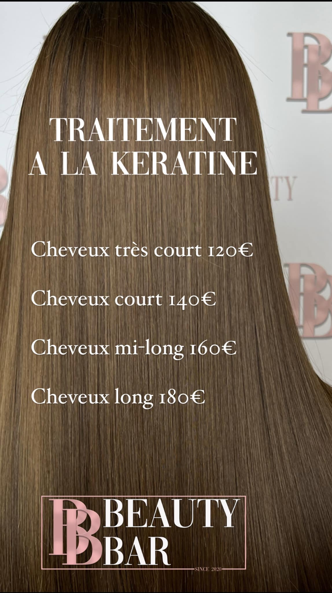 Tarifs traitement kératine cheveux